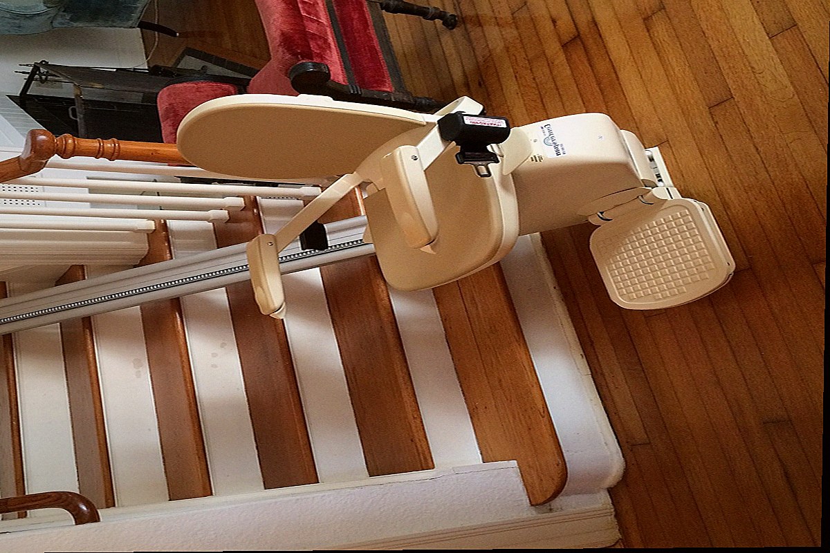 Monte escalier Draveil — photo installation