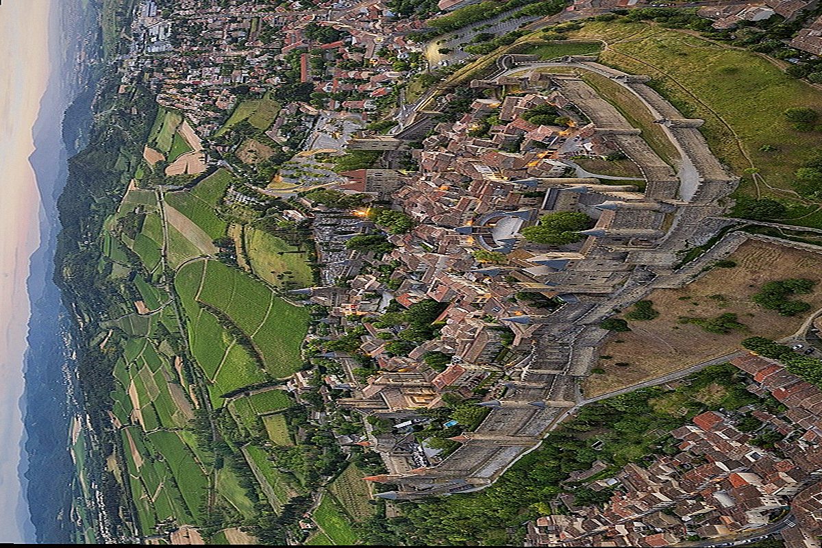 Carcassonne — vue de la ville