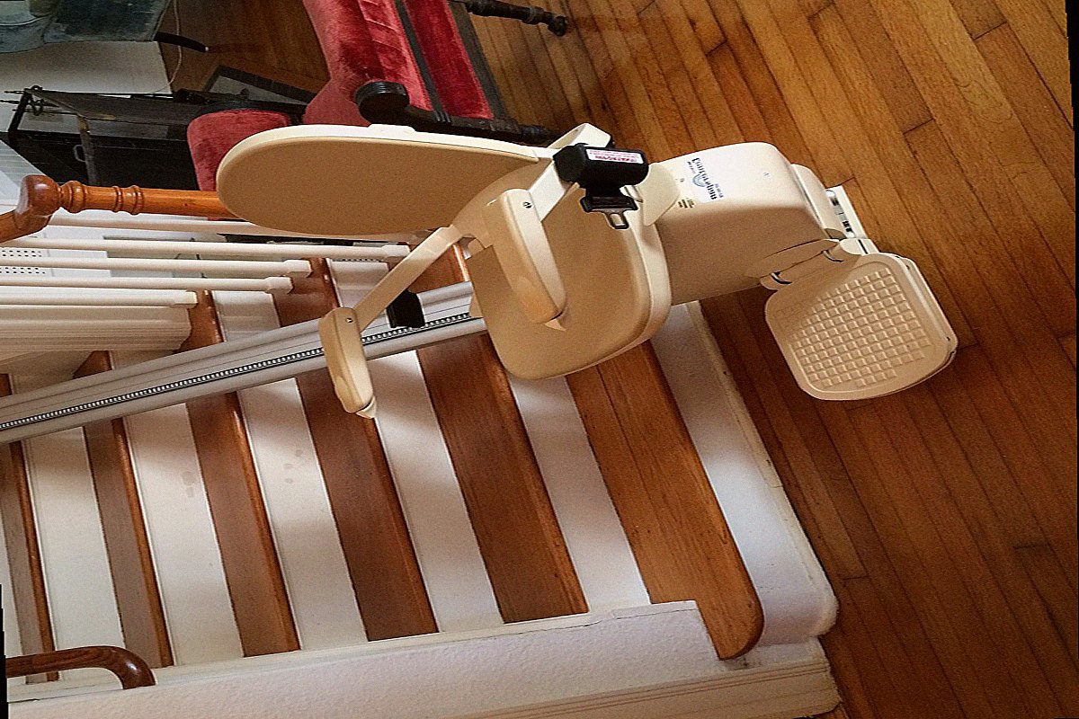 Monte escalier Saint-Louis — photo installation