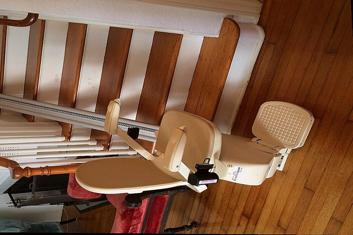 Monte escalier Seine-Maritime — photo installation