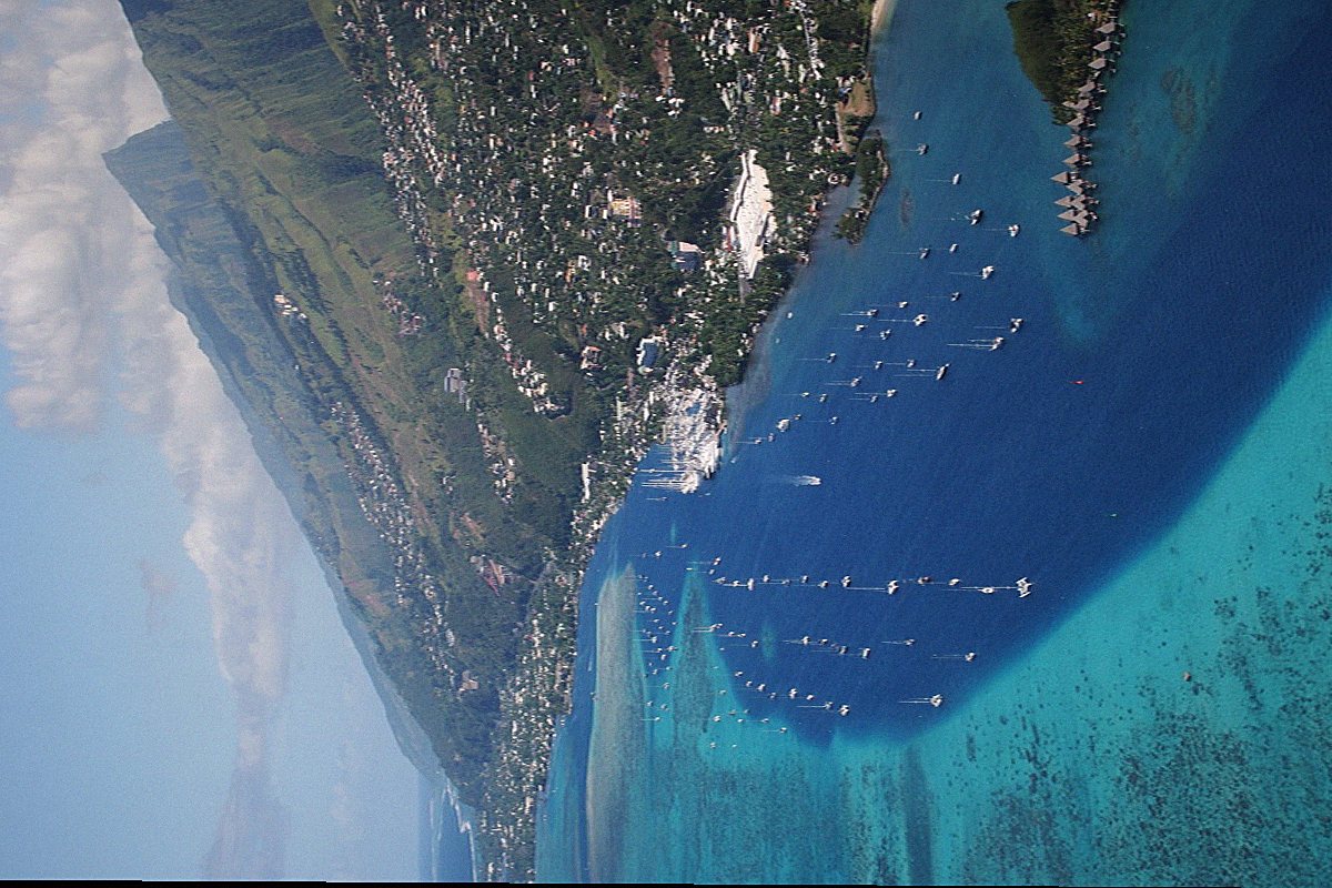 Punaauia — vue de la ville