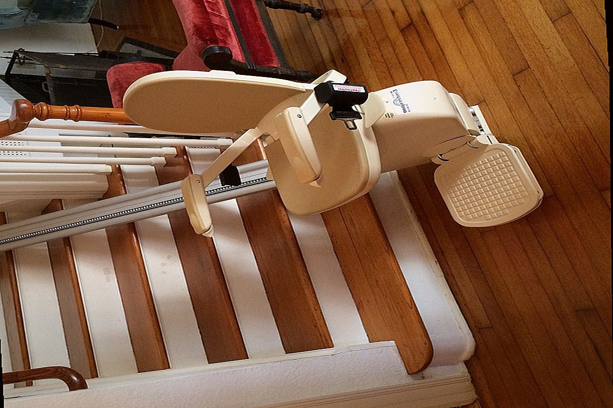 Monte escalier Cherbourg-en-Cotentin — photo installation