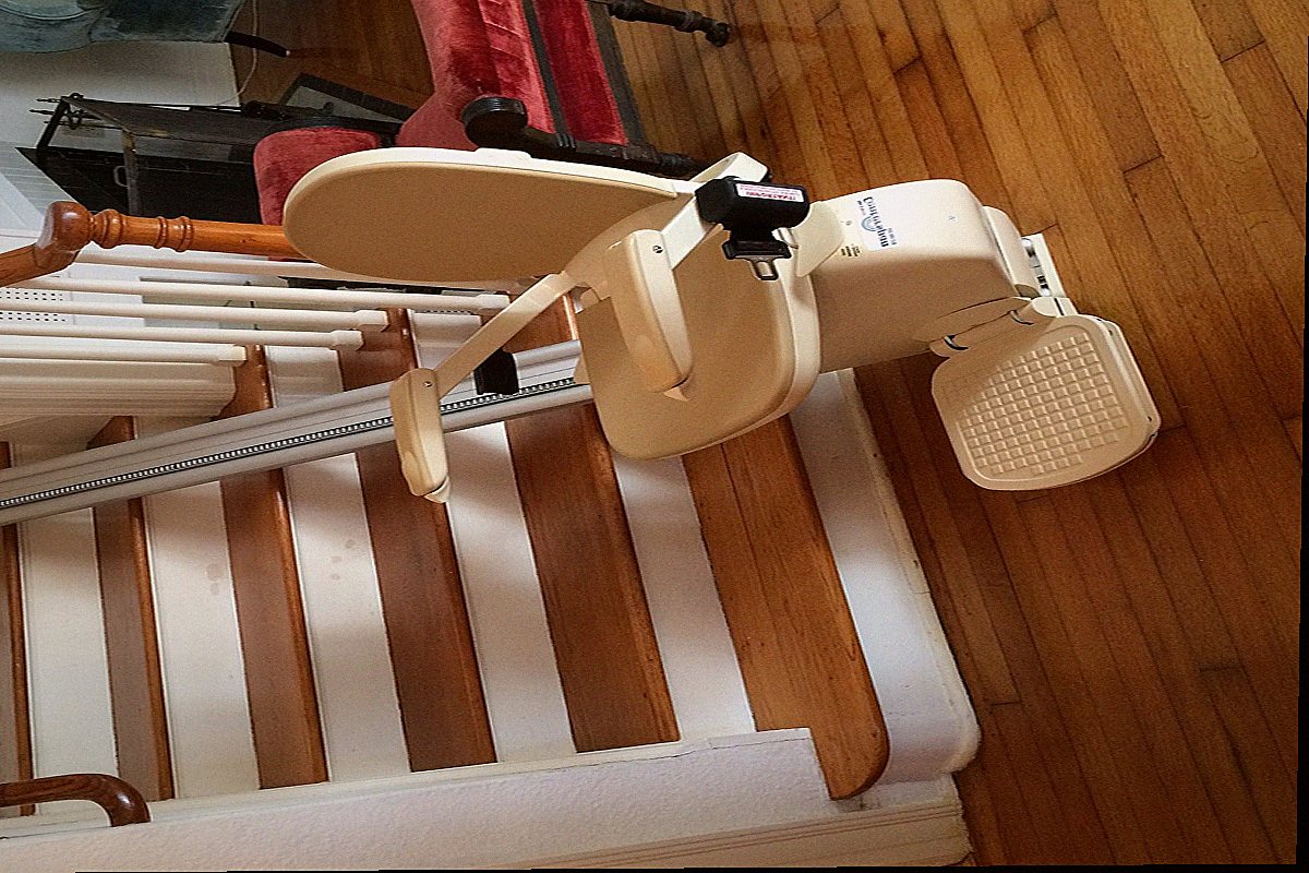 Monte escalier Rambouillet — photo installation